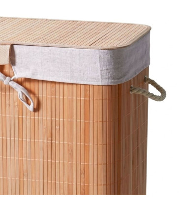 Laundry Basket Bamboo 50x30x60cm