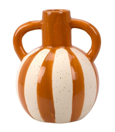Set of 2 Decorative Vases ceramic 15.5x12.5cm