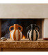 Set of 2 Decorative Vases ceramic 15.5x12.5cm
