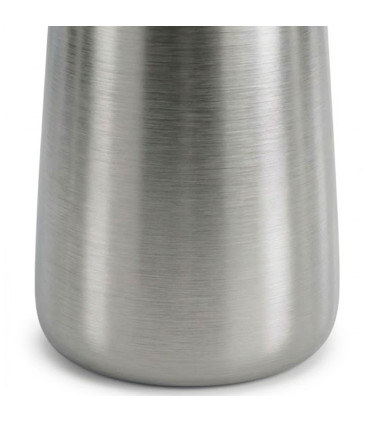 Bathroom soap dispenser black plastic and bamboo