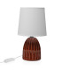 Table Lamp ceramic terracotta 16x16x29cm