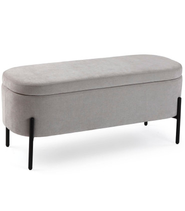 Ligth grey Bench 95x36x43cm