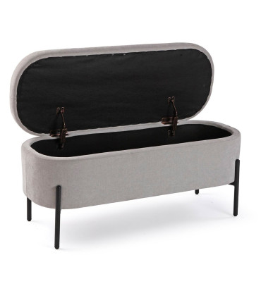 Ligth grey Bench 95x36x43cm