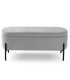 Ligth grey Bench 95x36x43cm