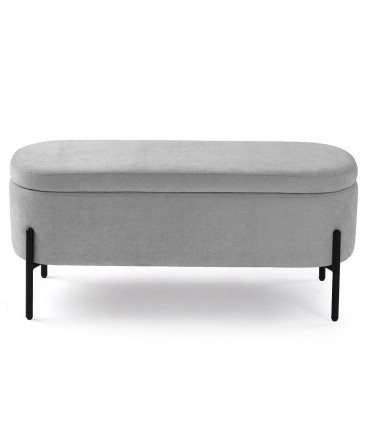 Ligth grey Bench 95x36x43cm