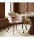 Armchair design wood 57x57x78cm