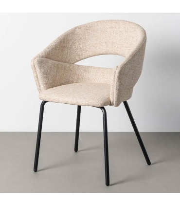 Armchair design wood 57x57x78cm