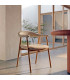 Chair tissue beige and green 56.5x56x74.5cm