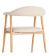 Chair tissue beige and green 56.5x56x74.5cm