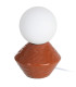 Table Lamp yellow ceramic 22x22x30cm