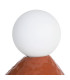 Table Lamp yellow ceramic 22x22x30cm