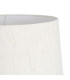Table Lamp black wood and beige lampshade 24x24x47.5cm
