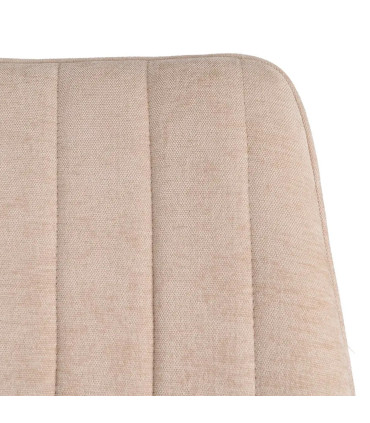 Chair tissue beige and green 56.5x56x74.5cm