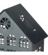 Lanterne métal maison 19.5x13x32cm