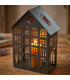Home metal lantern 19.5x13x32cm