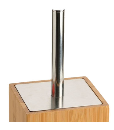 Square Toilet Brush Bambou 10x10x34cm