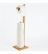 Toilet paper holder bamboo 19x19x71cm