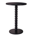 Side table black wood 35x35x50cm