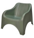 Garden lounge chair green polypropylen 81x81x71cm