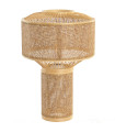 Lampe à poser naturelle bambou et rotin 26x26x40cm