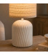 Table Lamp ceramic white 18x18x31.5cm