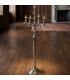 Great silver Victoria candlestick to pose 120 cm