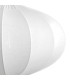 Suspension en métal et coton blanc 42x42x23cm
