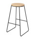 Bar Stool Metal and Wood