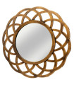 Round mirror gold 40x2x40cm