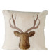 Coussin carré cerf 44x43x16cm