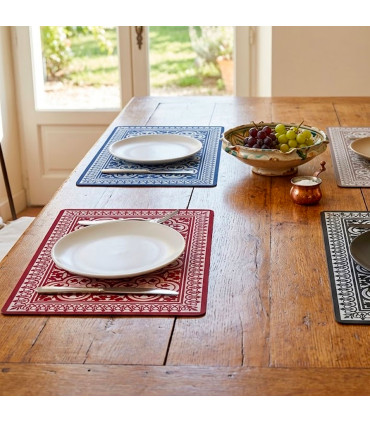 Set of 4 placemats mosaïc