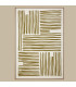 Tableau abstrait beige 80x120cm