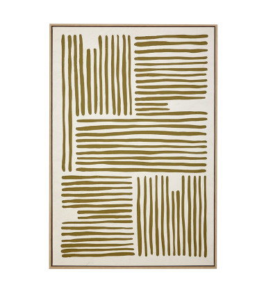 Tableau abstrait beige 80x120cm