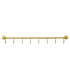Barre de support ustensiles de cuisine avec 8 crochets 80cm