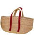 Shopping bag jute red 40x35x30cm