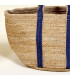Shopping bag jute blue 40x35x30cm