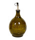 Huilier en verre vert 1L 12.5x12.5x24cm