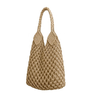 Shopping bag bracket beige 35x66cm