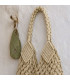 Shopping bag bracket beige 35x66cm