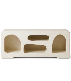 Console white design 136x36x60cm