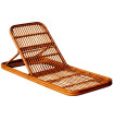 Chaise longue en bambou 156x18x72cm
