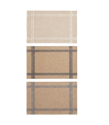 Set of 3 placemats 45x30cm