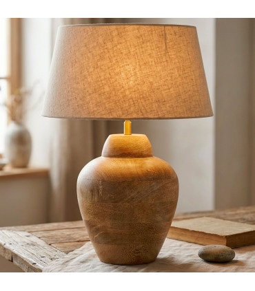 Table Lamp mangowood 34.5x34.5x45cm