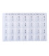 Set of 3 Bathroom Organisers Bamboo