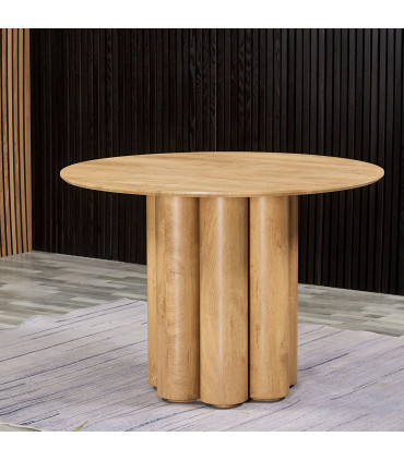 Round design table 120x120x76cm