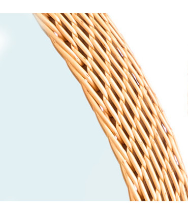 Wall Mirror rattan 50x70cm