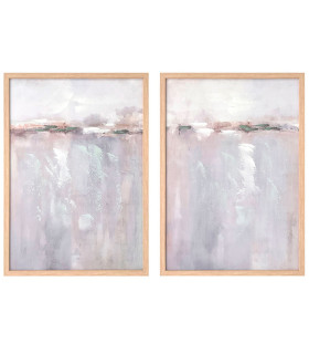 Set de 2 cadres décoratifs port 50x70cm