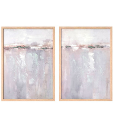 Set de 2 cadres décoratifs port 50x70cm