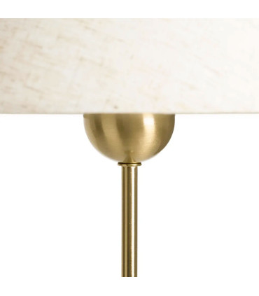 Lampe à poser métal doré 25x25x55cm