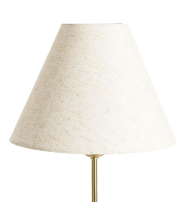 Lampe à poser métal doré 25x25x55cm